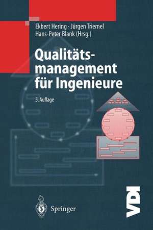 Qualitätsmanagement für Ingenieure de Ekbert Hering