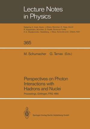 Perspectives on Photon Interactions with Hadrons and Nuclei: Proceedings of a Workshop Held at Göttingen, FRG on 20 and 21 February 1990 de Martin Schumacher