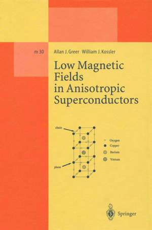 Low Magnetic Fields in Anisotropic Superconductors de Allan J. Greer