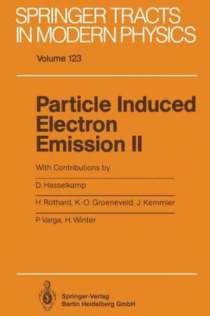 Particle Induced Electron Emission II de D. Hasselkamp