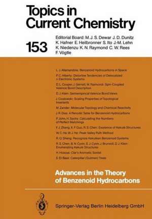 Advances in the Theory of Benzenoid Hydrocarbons de Louis J. Allamandola