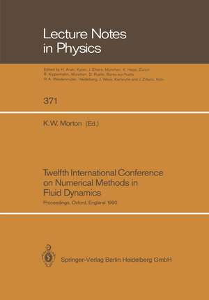 Twelfth International Conference on Numerical Methods in Fluid Dynamics: Proceedings of the Conference Held at the University of Oxford, England on 9–13 July 1990 de K.W. Morton