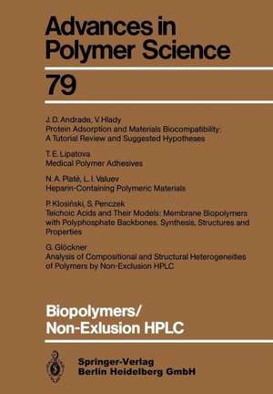 Biopolymers/Non-Exclusion HPLC de J. D. Andrade