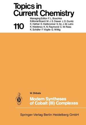 Modern Syntheses of Cobalt (III) Complexes de M. Shibata