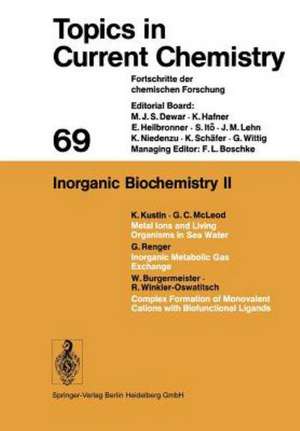 Inorganic Biochemistry II de Kendall N. Houk