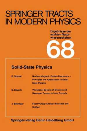 Solid-State Physics de Gerhard Höhler