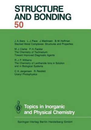 Topics in Inorganic and Physical Chemistry de Xue Duan