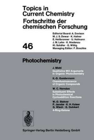 Photochemistry de Josef Michl