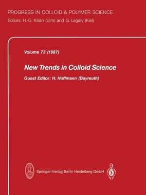 New Trends in Colloid Science de H. Hoffmann