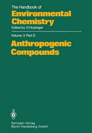 Anthropogenic Compounds de R.F. Addison