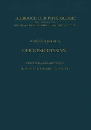 Der Gesichtssinn Grundzüge der Physiologischen Optik de Wilhelm Trendelenburg