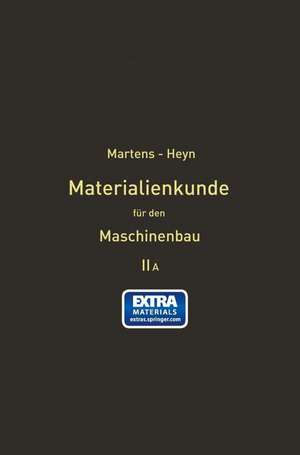 Handbuch der Materialienkunde für den Maschinenbau de Adolf Martens