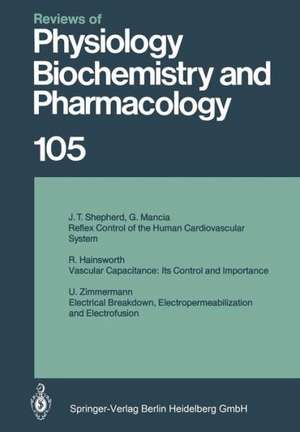 Reviews of Physiology, Biochemistry and Pharmacology de J.T. Shepherd