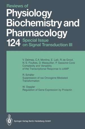 Reviews of Physiology Biochemistry and Pharmacology de Marc Lemmerling MD