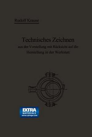 Technisches Zeichnen aus der Vorstellung mit Rücksicht auf die Herstellung in der Werkstatt de Rudolf Krause