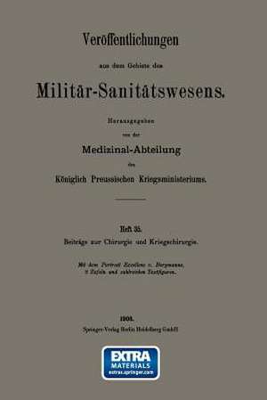 Beiträge zur Chirurgie und Kriegschirurgie de Ernst von Bergmann