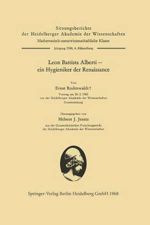 Leon Battista Alberti — ein Hygieniker der Renaissance de Ernst Rodenwaldt