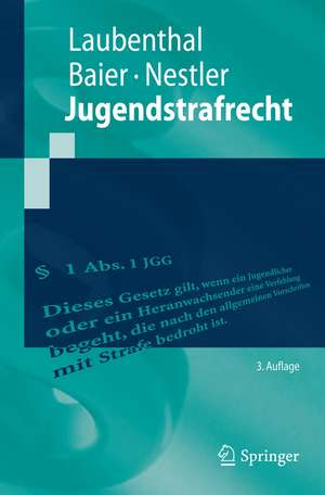 Jugendstrafrecht de Klaus Laubenthal