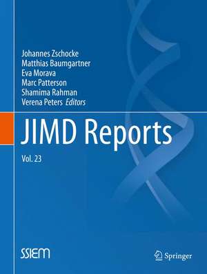 JIMD Reports, Volume 23 de Johannes Zschocke