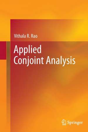 Applied Conjoint Analysis de Vithala R. Rao