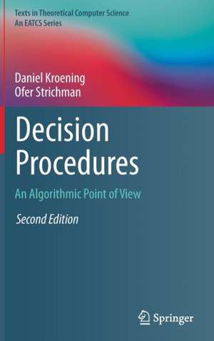 Decision Procedures: An Algorithmic Point of View de Daniel Kroening