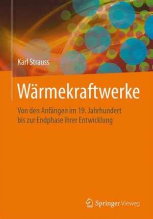 Wärmekraftwerke: Von den Anfängen im 19. Jahrhundert bis zur Endphase ihrer Entwicklung de Karl Strauss