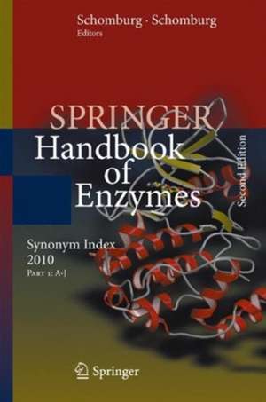 Synonym Index 2010 de Dietmar Schomburg