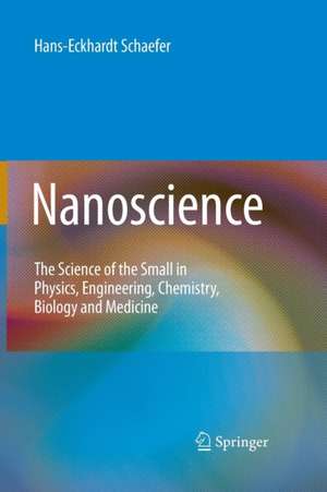 Nanoscience: The Science of the Small in Physics, Engineering, Chemistry, Biology and Medicine de Hans-Eckhardt Schaefer