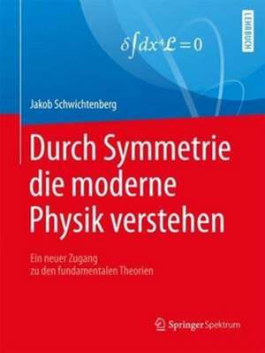 Durch Symmetrie die moderne Physik verstehen: Ein neuer Zugang zu den fundamentalen Theorien de Jakob Schwichtenberg