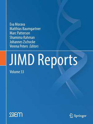 JIMD Reports, Volume 33 de Eva Morava