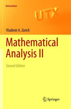 Mathematical Analysis II de V. A. Zorich