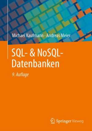 SQL- & NoSQL-Datenbanken: 9. erweiterte und aktualisierte Auflage de Michael Kaufmann