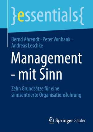 Management - mit Sinn de Bernd Ahrendt