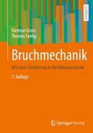 Bruchmechanik de Dietmar Gross