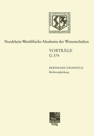 Rechtsvergleichung: 433. Sitzung am 13. Dezember 2000 in Düsseldorf de Bernhard Großfeld