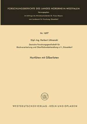 Hartlöten mit Silberloten de Herbert Littnanski