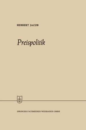 Preispolitik de Herbert Jacob