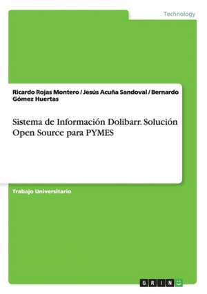 Sistema de Información Dolibarr. Solución Open Source para PYMES de Jesús Acuña Sandoval