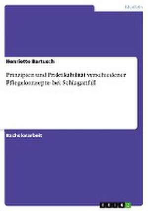 Prinzipien und Praktikabilität verschiedener Pflegekonzepte bei Schlaganfall de Henriette Bartusch