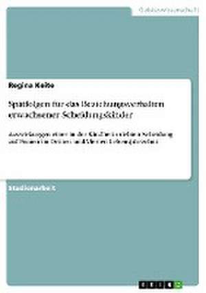 Spätfolgen für das Beziehungsverhalten erwachsener Scheidungskinder de Regina Keite