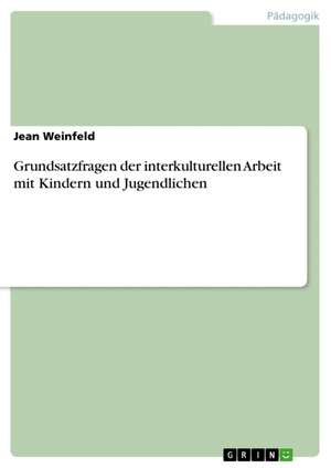 Grundsatzfragen der interkulturellen Arbeit mit Kindern und Jugendlichen de Jean Weinfeld