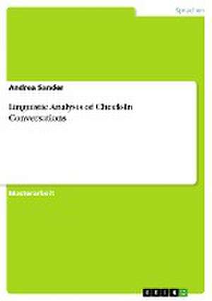 Linguistic Analysis of Check-In Conversations de Andrea Sander