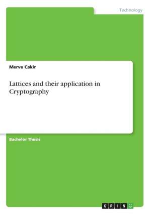 Lattices and Their Application in Cryptography de Merve Cakir