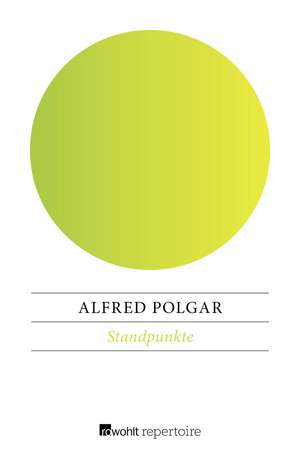 Standpunkte de Alfred Polgar
