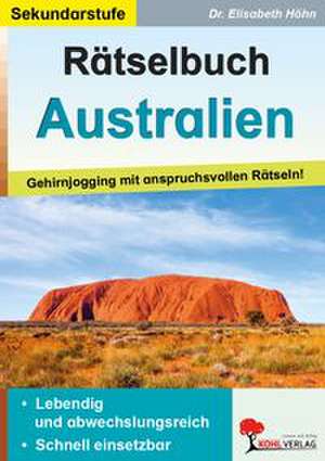 Rätselbuch Australien de Elisabeth Höhn