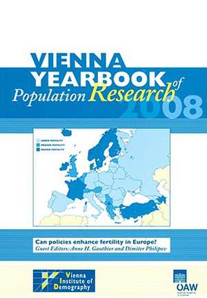 Vienna Yearbook of Population Research 2008