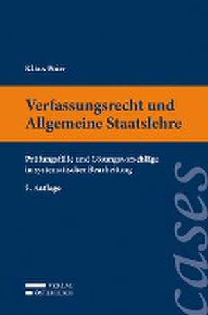 Verfassungsrecht und Allgemeine Staatslehre de Klaus Poier