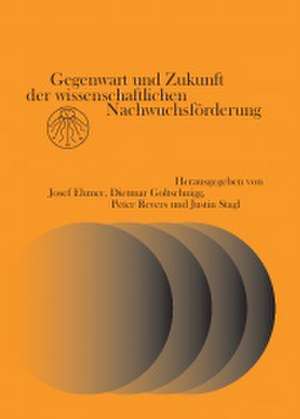 Förderung des wissenschaftlichen Nachwuchses de Josef Ehmer