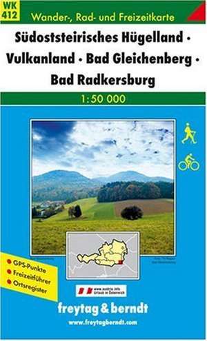 Südoststeirisches Hügelland 1 : 50 000. WK 412