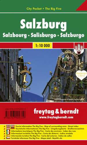 Salzburg 1 : 10 000. City Pocket + The Big Five